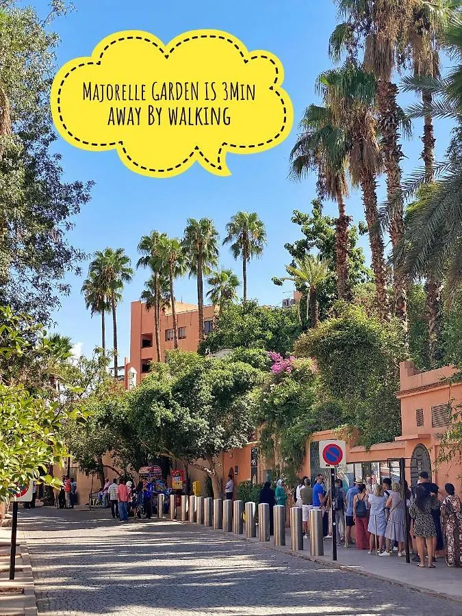 Dreamy Apartment , Exceptional View Of Majorelle Marrakesch